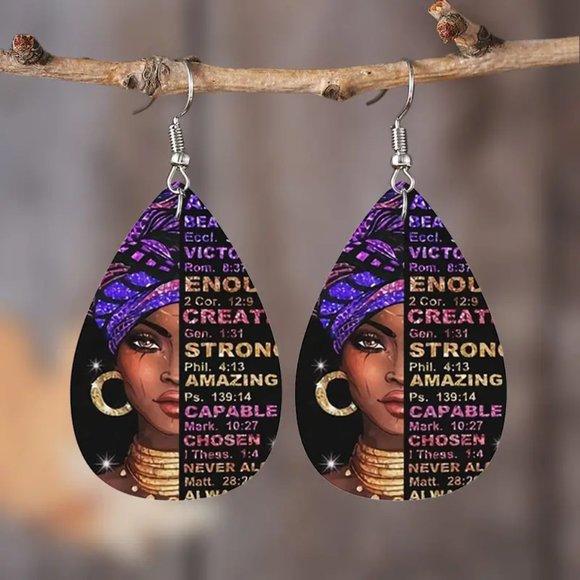 BOGO 50% Off Teardrop Dangle Retro Elegant Vintage Style Earrings - Picture 5 of 11